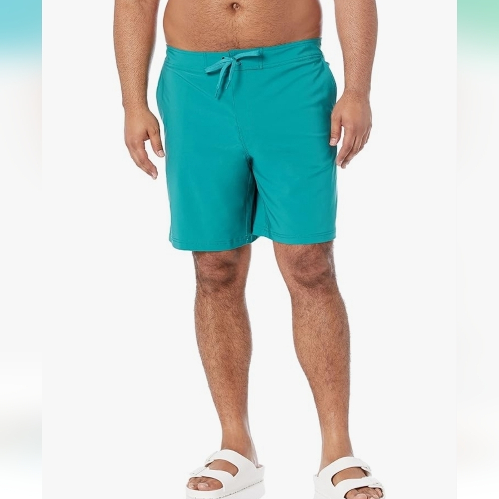 Amazon Essentials Teal Green Board Shorts Swimming Shorts Size Mens X̌XL NEW